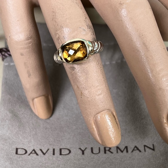 🔴Authentic DAVID YURMAN Citrin Sterling Silver Ring🔴 - Picture 3 of 9